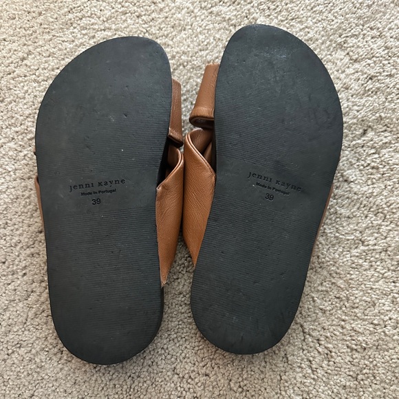 Jenni Kayne Leather Knot Sandal in Saddle - 39 - Picture 3 of 7